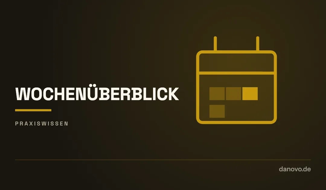 WOCHENÜBERBLICK – Die Woche im E-Commerce: Fristen und Änderungen vom 28. September bis