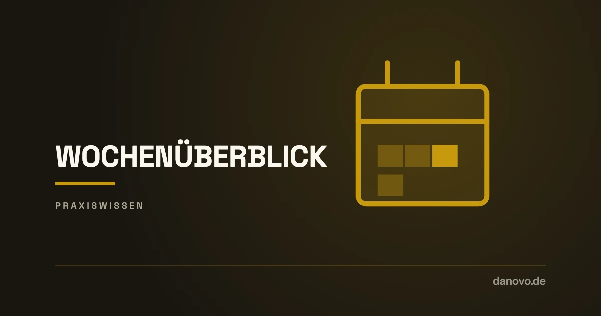 WOCHENÜBERBLICK – Die Woche im E-Commerce: Fristen und Änderungen vom 28. September bis