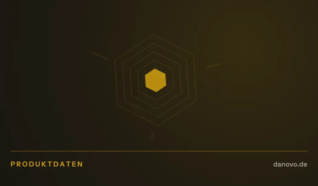 Abstrakte Grafik in Dunkelbraun und Gold im DaNovo-Design, Symbolbild zum Thema Pflichtangaben und Abmahnungen bei eBay