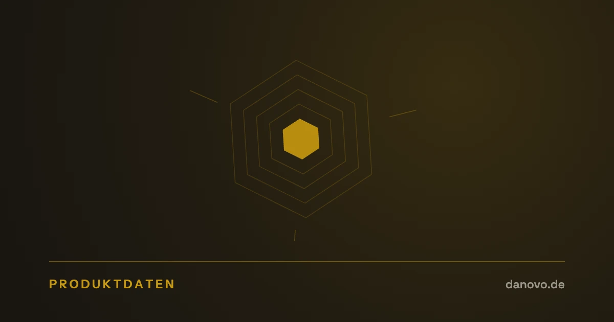 Abstrakte Grafik in Dunkelbraun und Gold im DaNovo-Design, Symbolbild zum Thema Pflichtangaben und Abmahnungen bei eBay