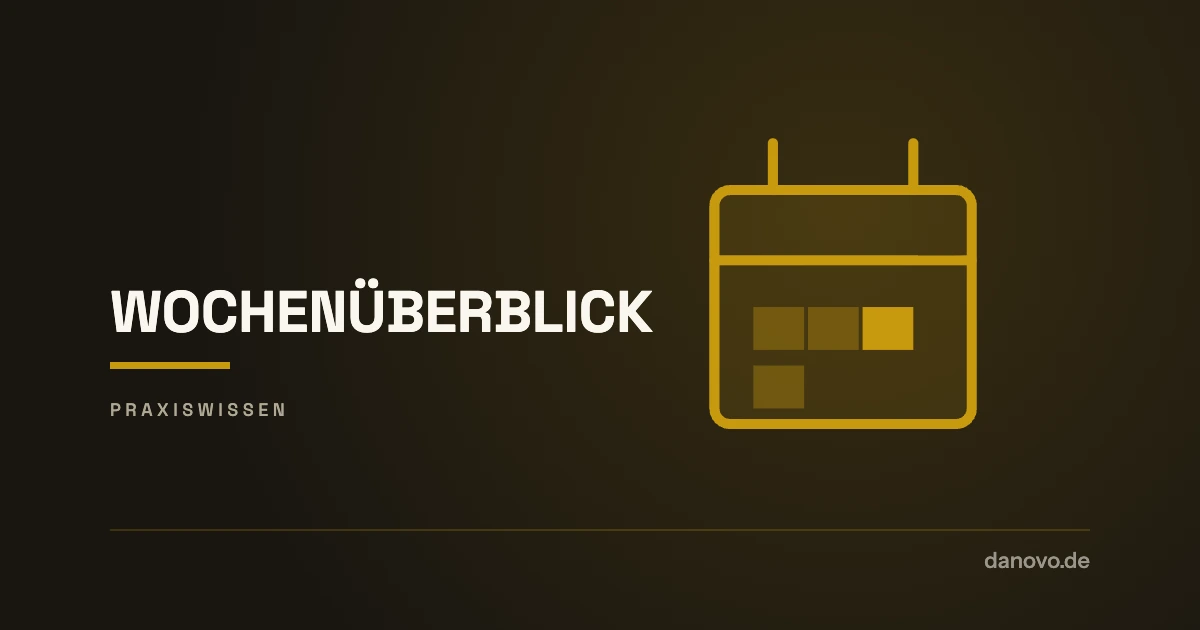 WOCHENÜBERBLICK – Die Woche im E-Commerce: Fristen und Änderungen vom 12. bis 18. Oktober